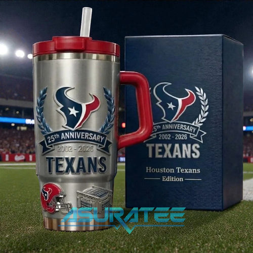 Houston Texans 25th Season “Silver Jubilee” YETI Tumbler