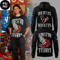 Houston Texans Dia de los Muertos 2026 Black Hoodie T-Shirt