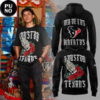 Houston Texans Dia de los Muertos 2026 Black Hoodie T-Shirt