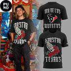 Houston Texans Dia de los Muertos 2026 Black Hoodie T-Shirt