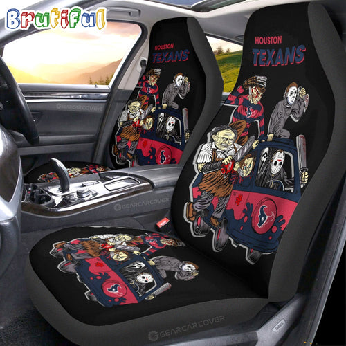 Houston Texans Horror Characters Essential Halloween Car Seat Covers