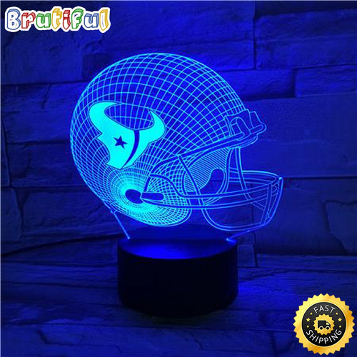 Houston Texans Night Light 3D Illusion LED Lamp