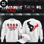 Houston Texans Swarm City Steppas Pixel Style Hoodie Shirt