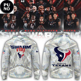 Houston Texans Time to Swarm 2025 Playoffs Swarm City Hoodie T-Shirt