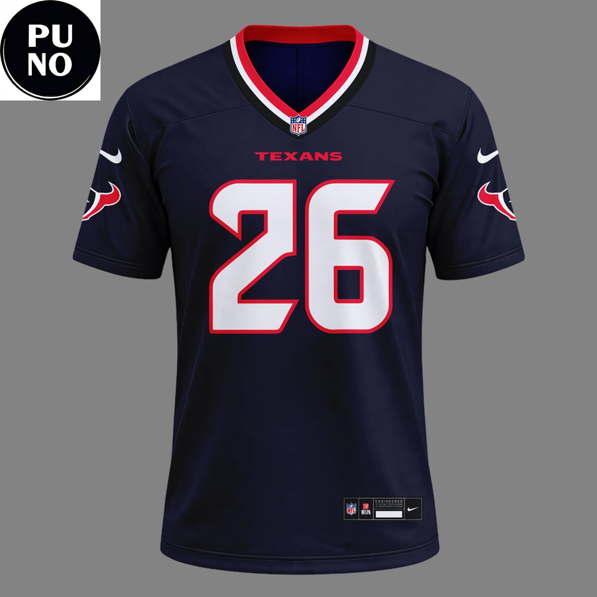 Houston Texans x Bruno Mars 2026 Football Jersey