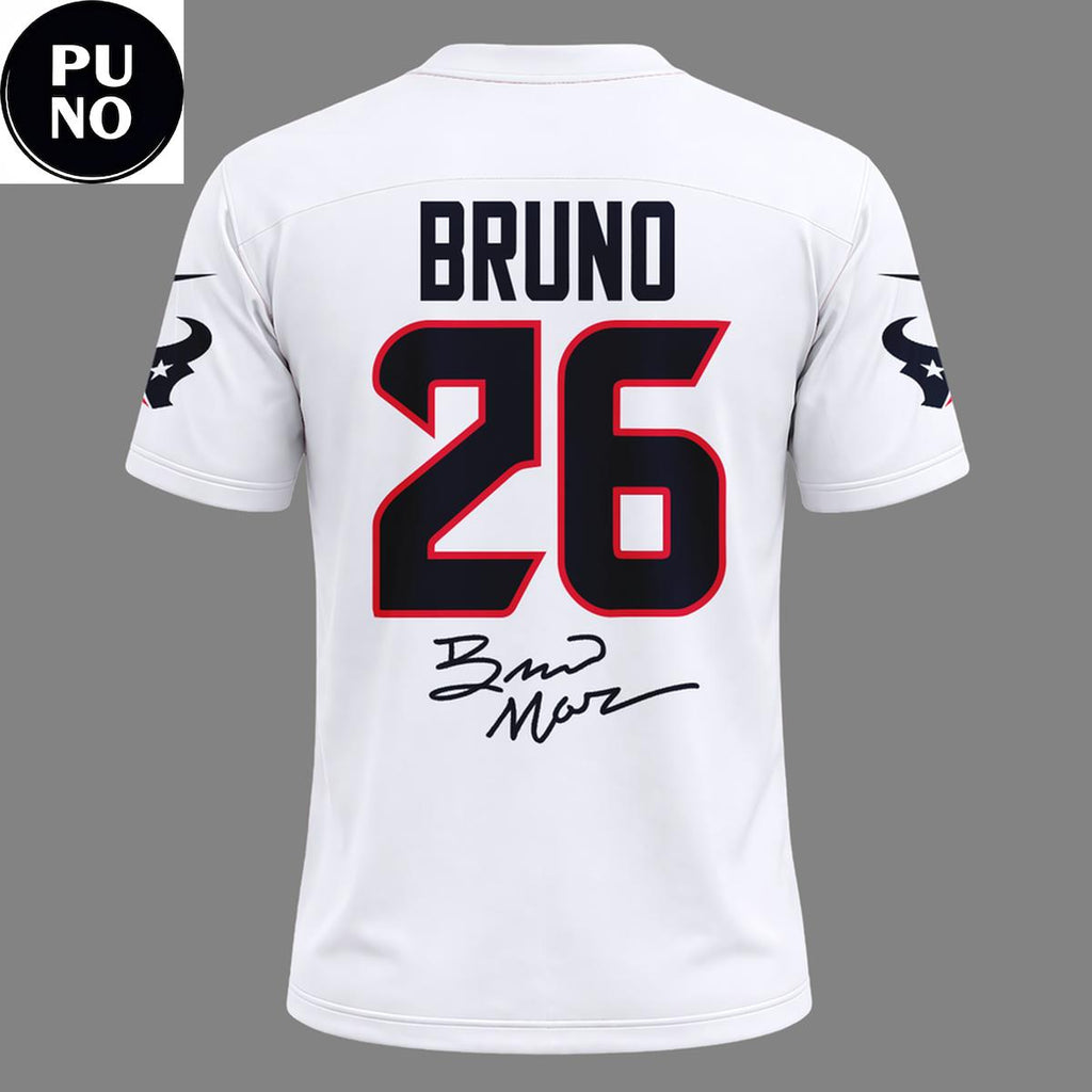 Houston Texans x Bruno Mars 2026 Football Jersey