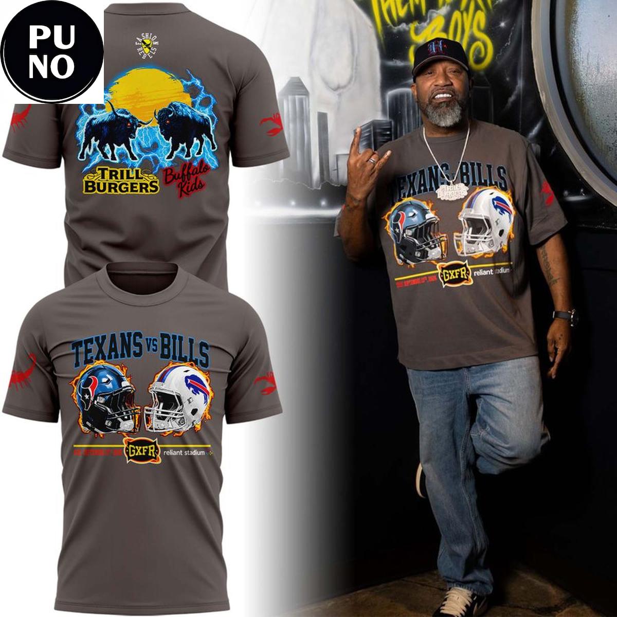 Houston Texans x Buffalo Bills 2026 Bun B x Westside Gunn T-Shirt