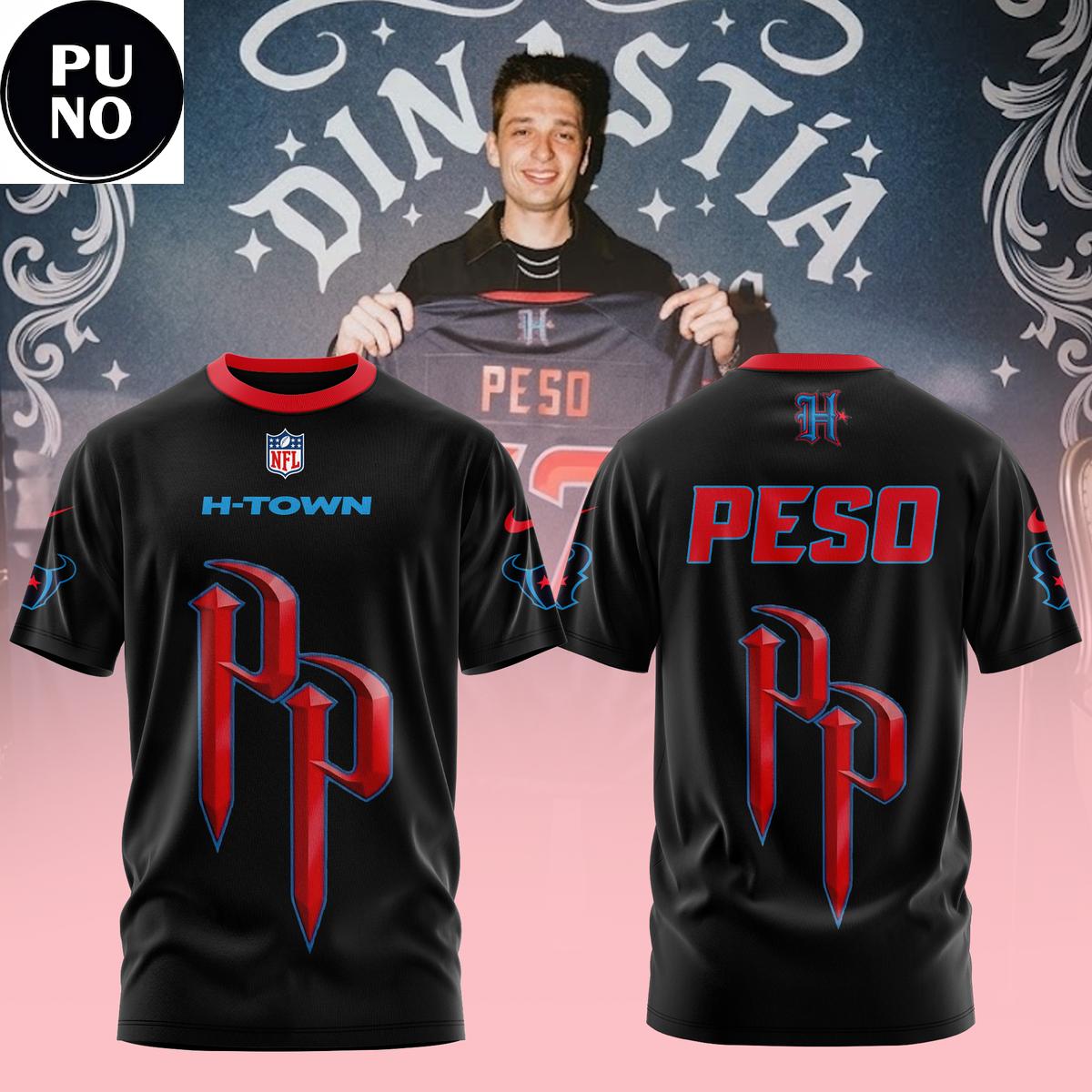 Houston Texans x Peso Pluma 2026 Shirt