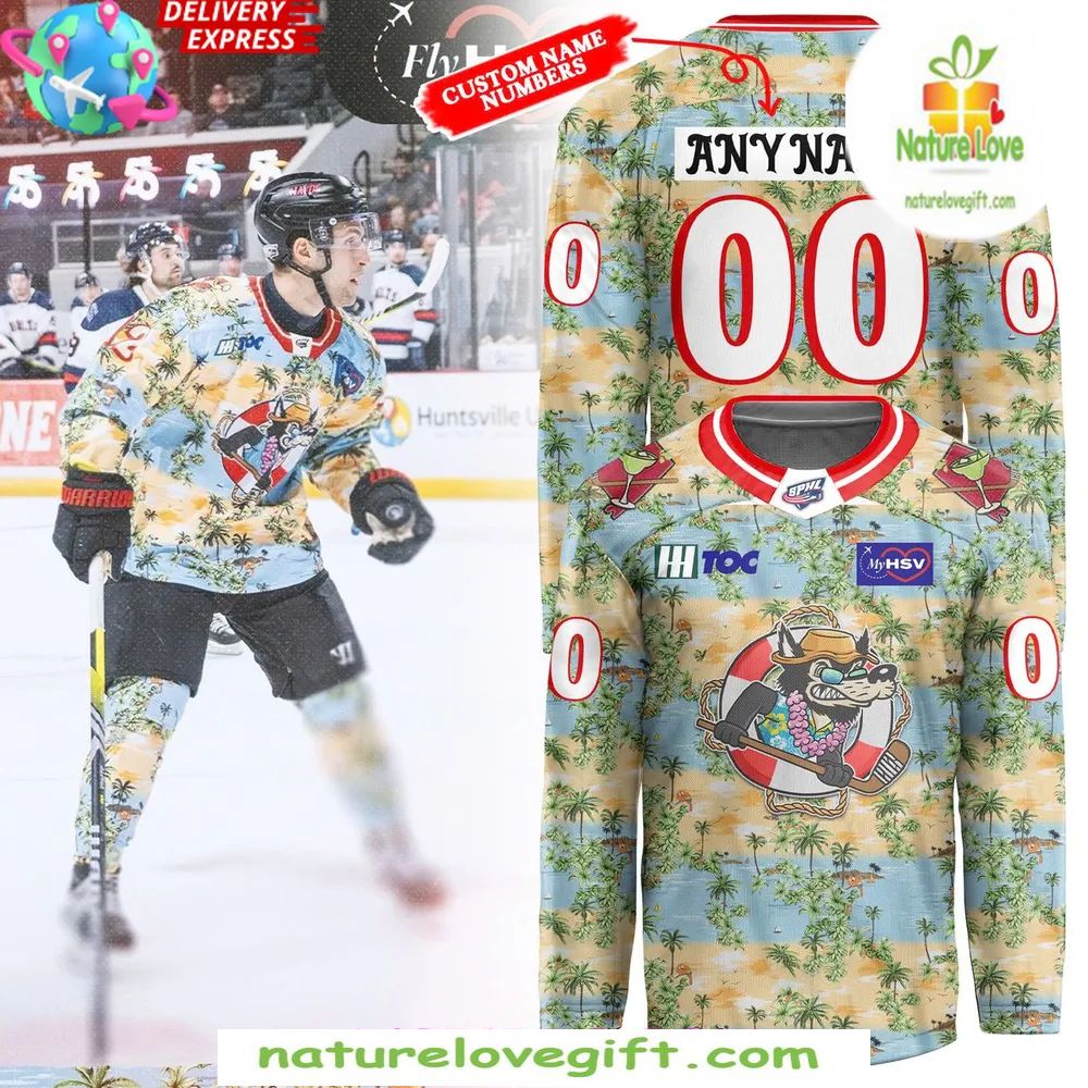 Huntsville Havoc 2026 Margaritaville Hockey Jersey