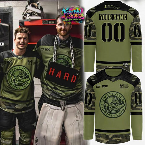 Huntsville Havoc Military Appreciation Night 2026 Hockey Jersey