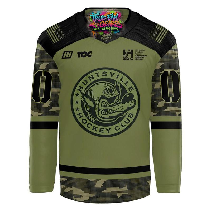 Huntsville Havoc Military Appreciation Night 2026 Hockey Jersey