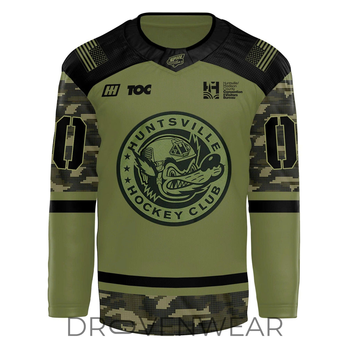 Huntsville Havoc Military Appreciation Night Hockey Jersey