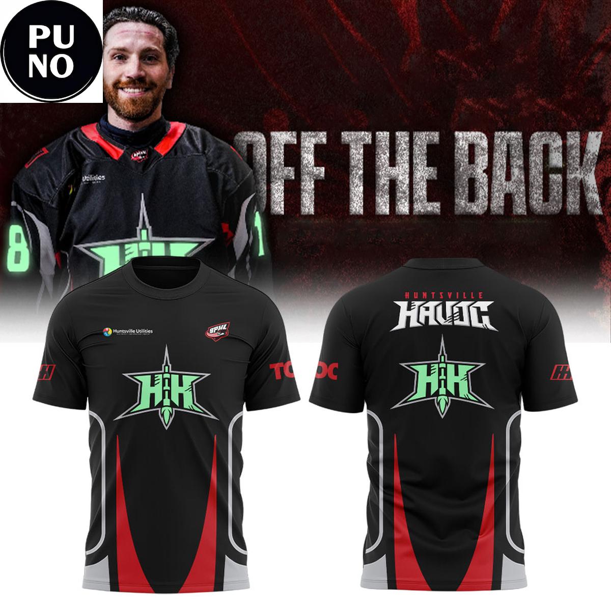Huntsville Havoc Off the Back Glow Night 2026 Hoodie T-Shirt