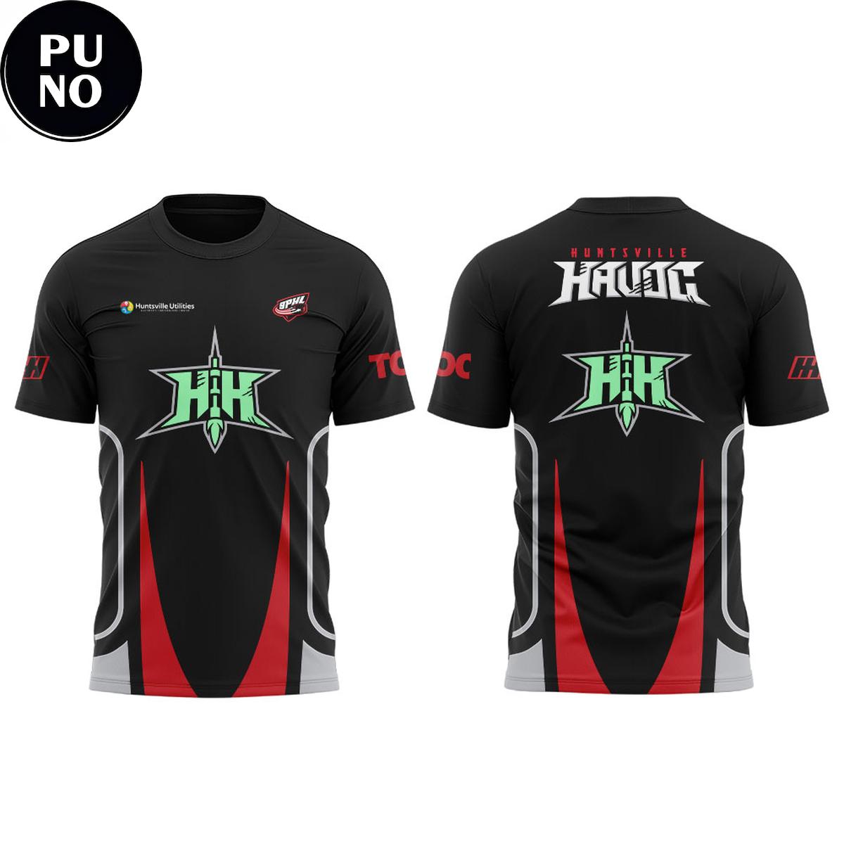 Huntsville Havoc Off the Back Glow Night 2026 Hoodie T-Shirt