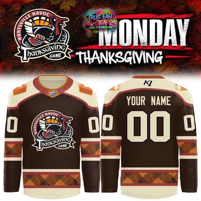 Huntsville Havoc Thanksgiving Game 2026 Limited Edition Hockey Jersey