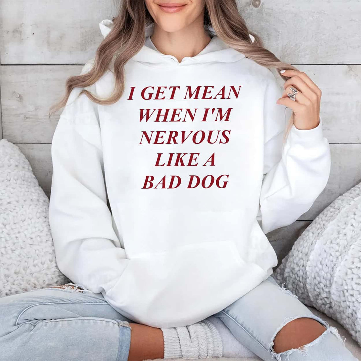 I Get Mean When I’m Nervous Like A Bad Dog Shirt