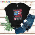 I Live In Oklahoma And I Love The Kansas City Chiefs Which Means I’m Pretty Much Perfect T Shirt Nfl Chiefs Shirt