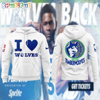 I Love Minnesota Timberwolves Basketball Hoodie
