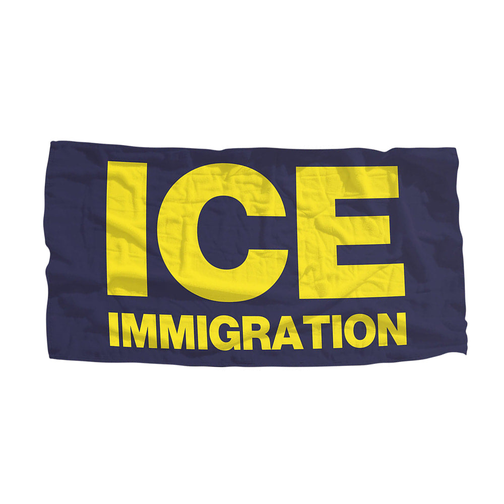 ICE Immigration Beach Towel