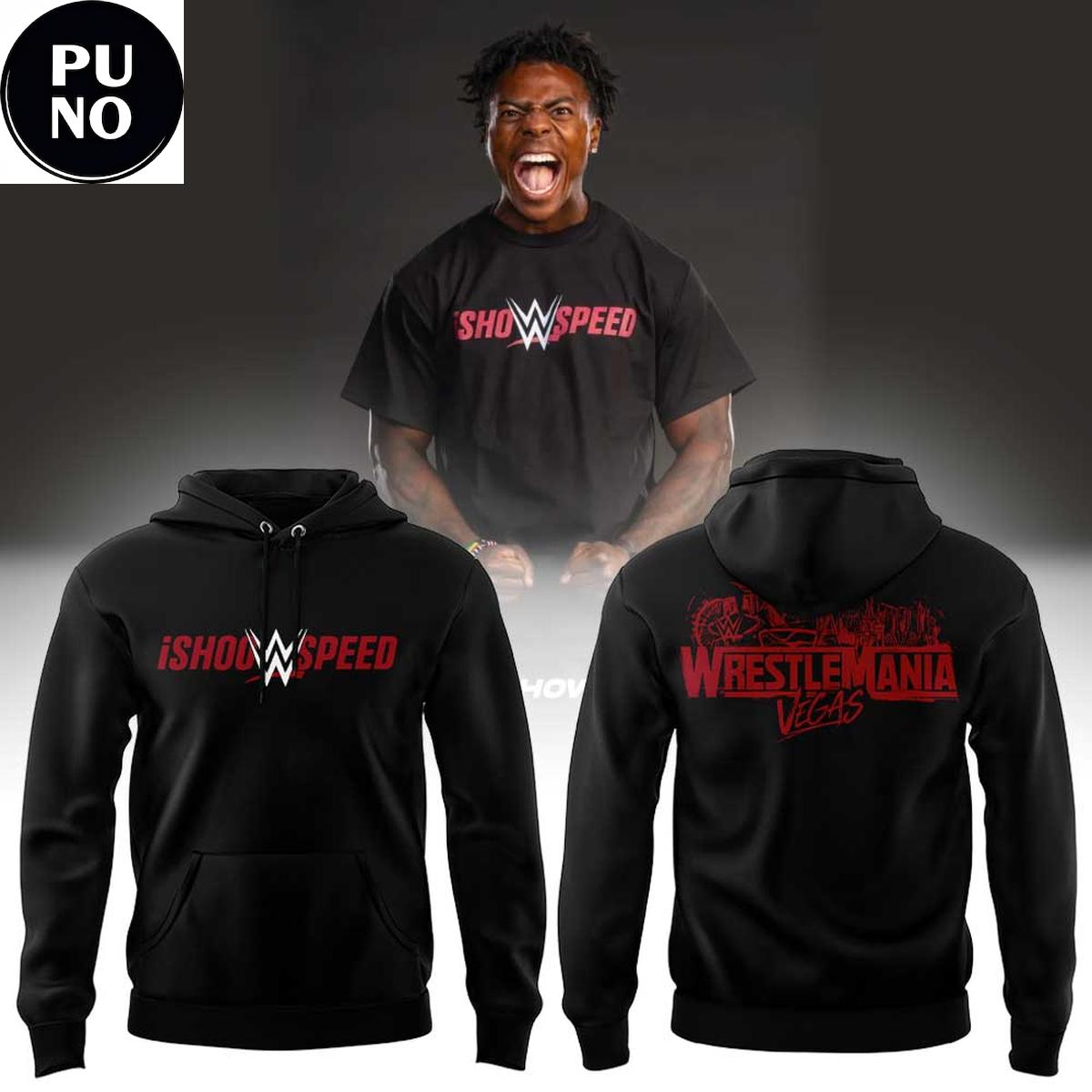 IShowSpeed x WWE WrestleMania Las Vegas 2026 Hoodie T-Shirt