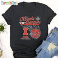 Illinois Fighting Illini 2024 Women’s Basketball Wbit Champions T Shirt