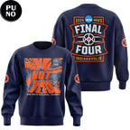 Illinois Fighting Illini 2026 NCAA Men’s Final Four Indianapolis Navy Hoodie Shirt