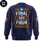 Illinois Fighting Illini 2026 NCAA Men’s Final Four Indianapolis Navy Hoodie Shirt