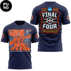 Illinois Fighting Illini 2026 NCAA Men’s Final Four Indianapolis Navy Hoodie Shirt