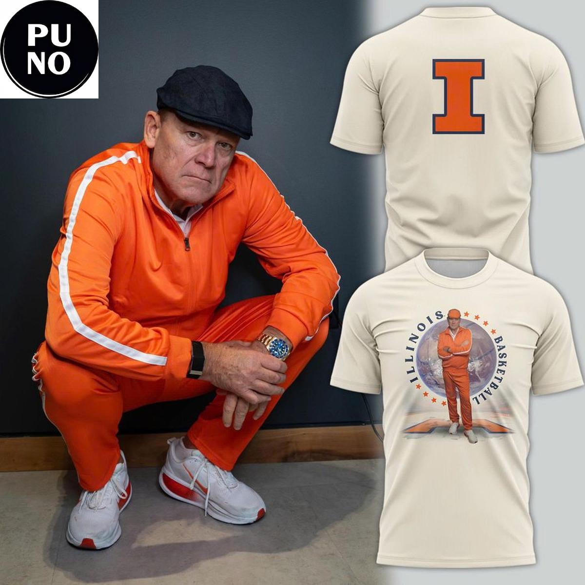 Illinois Fighting Illini Coach Brad Underwood Tracksuit Brad 2026 Shirt