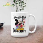 Imagination Has No Limits Teacher Mickey Mug Disney Back To School Gift