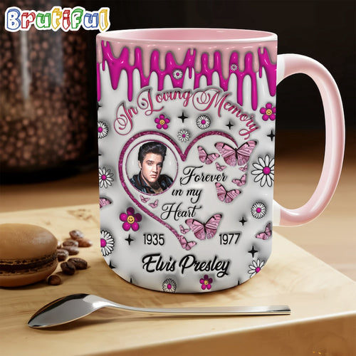 In Loving Memory Forever In My Heart Elvis Presley Coffee Mug