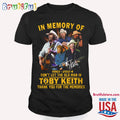 In Memory Of 1961-2024 Don’t Let The Old Man In Toby Keith Thank You For The Memories T Shirt