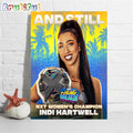 Indi Hartwell And Still WWE NXT Womens Champion At NXT Spring Breakin Wall Art Poster Canvas
