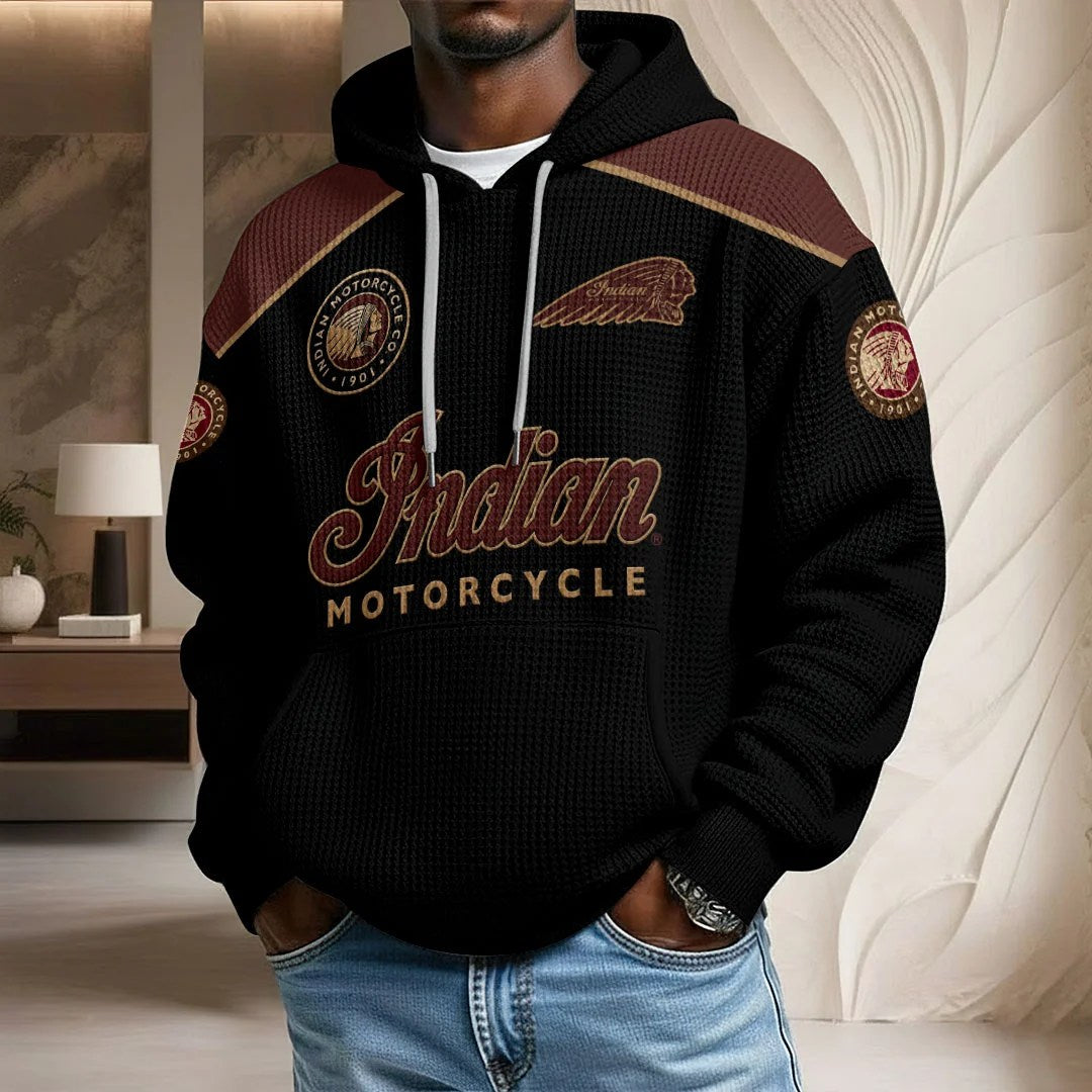 Indian Motorcycle 125th Anniversary 3D Unisex Waffle Hoodie – HOATT26845