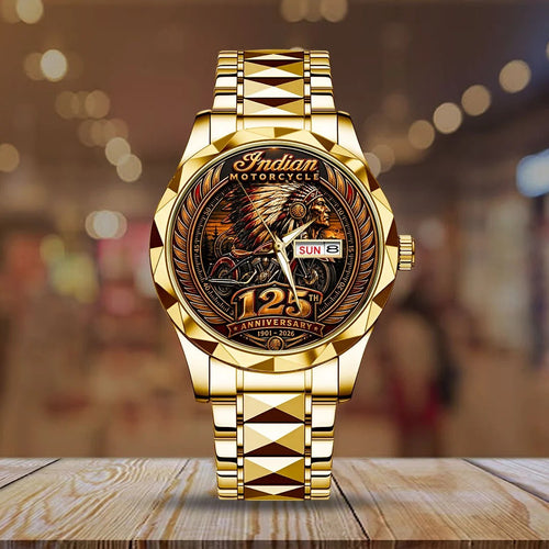 Indian Motorcycle 125th Anniversary Alloy Luxury Quartz Watch – TMTHU10220