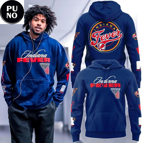 Indiana Fever 2026 Basketball Navy Hoodie