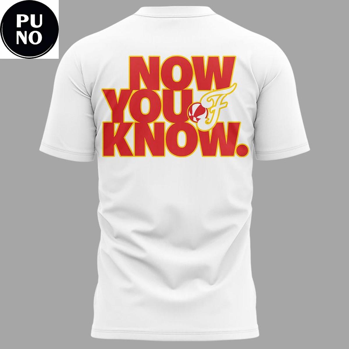 Indiana Fever 2026 Now You Know White T-Shirt