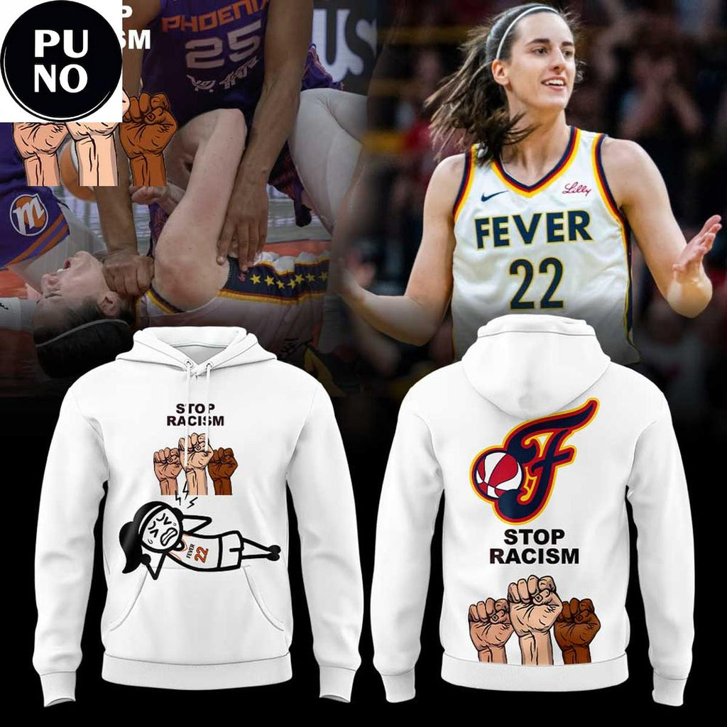 Indiana Fever 2026 Stop Racism Hoodie T-Shirt