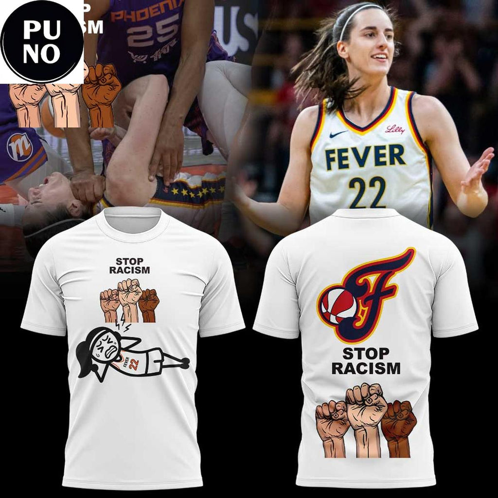 Indiana Fever 2026 Stop Racism Hoodie T-Shirt