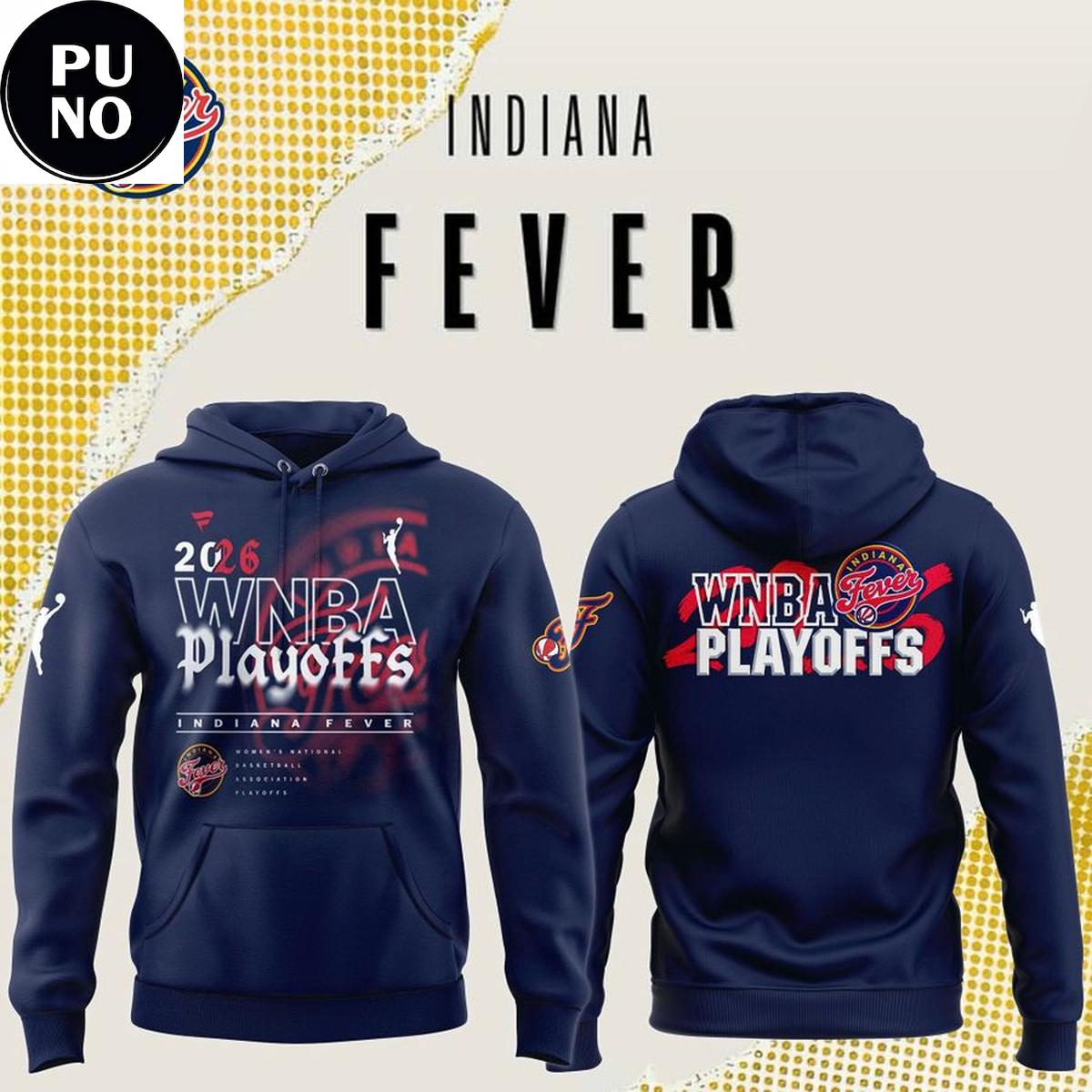 Indiana Fever 2026 WNBA Playoffs Hoodie T-Shirt