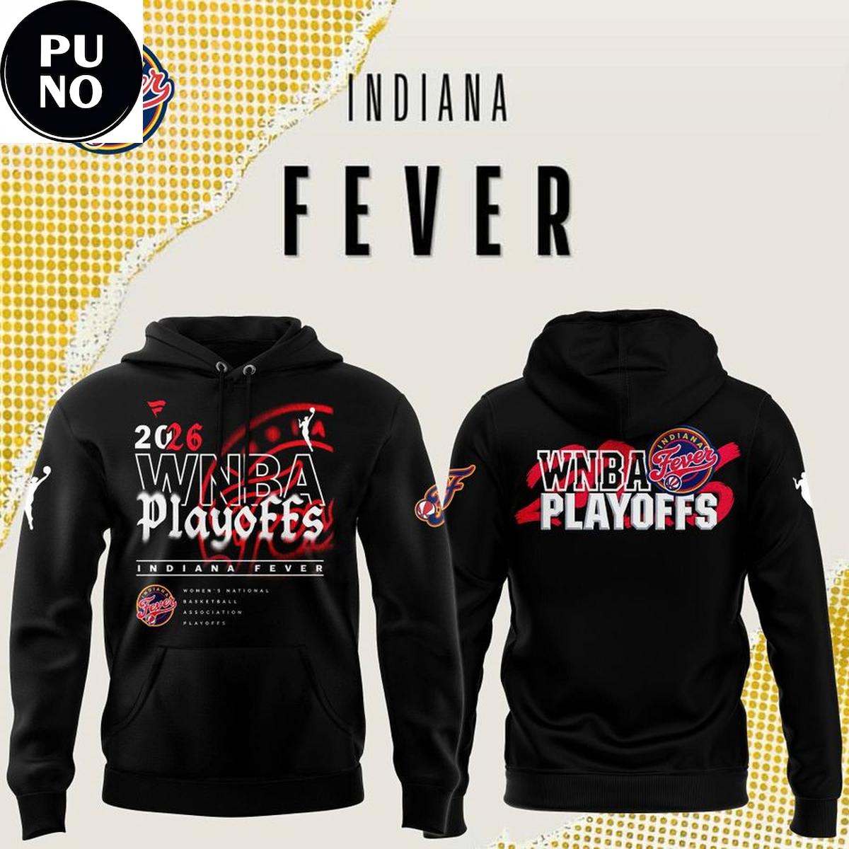 Indiana Fever 2026 WNBA Playoffs Hoodie T-Shirt