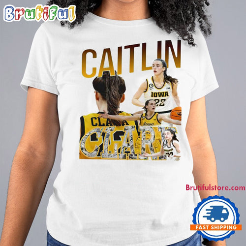 Indiana Fever Caitlin Clark 22 Basketball Graphics Print T Shirt