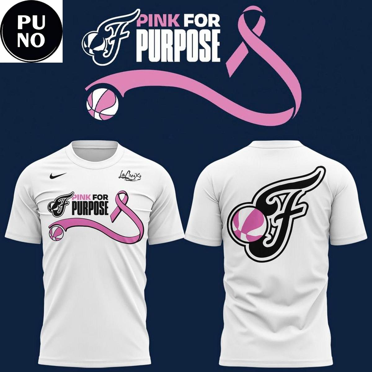 Indiana Fever Pink for Purpose 2026 T-shirt