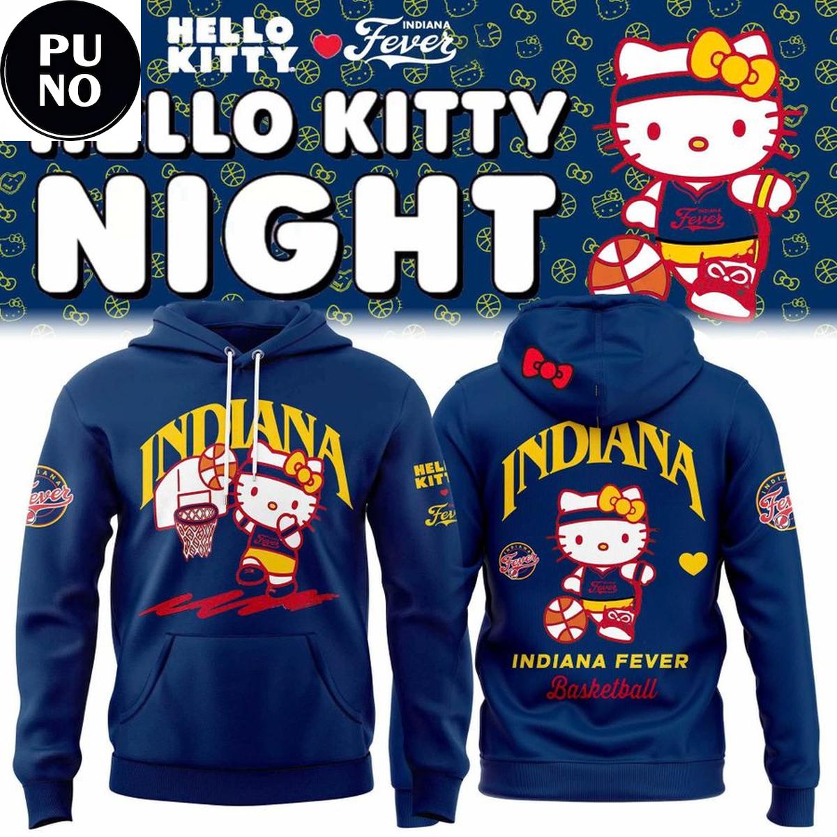 Indiana Fever x Hello Kitty Night 2026 Hoodie T-Shirt
