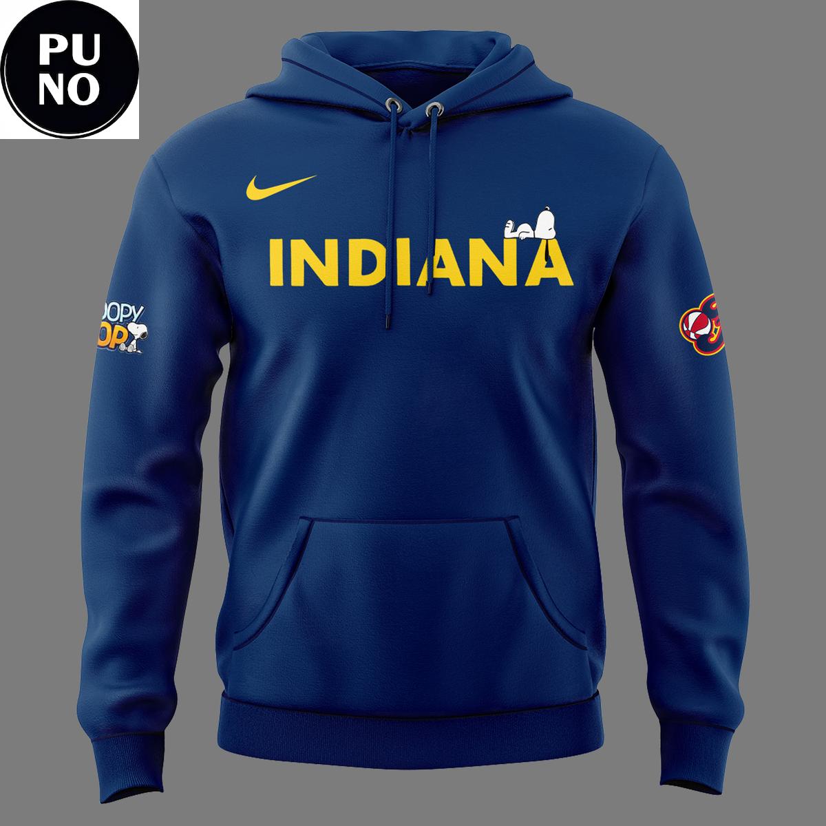 Indiana Fever x Peanuts Night 2026 Hoodie T-Shirt