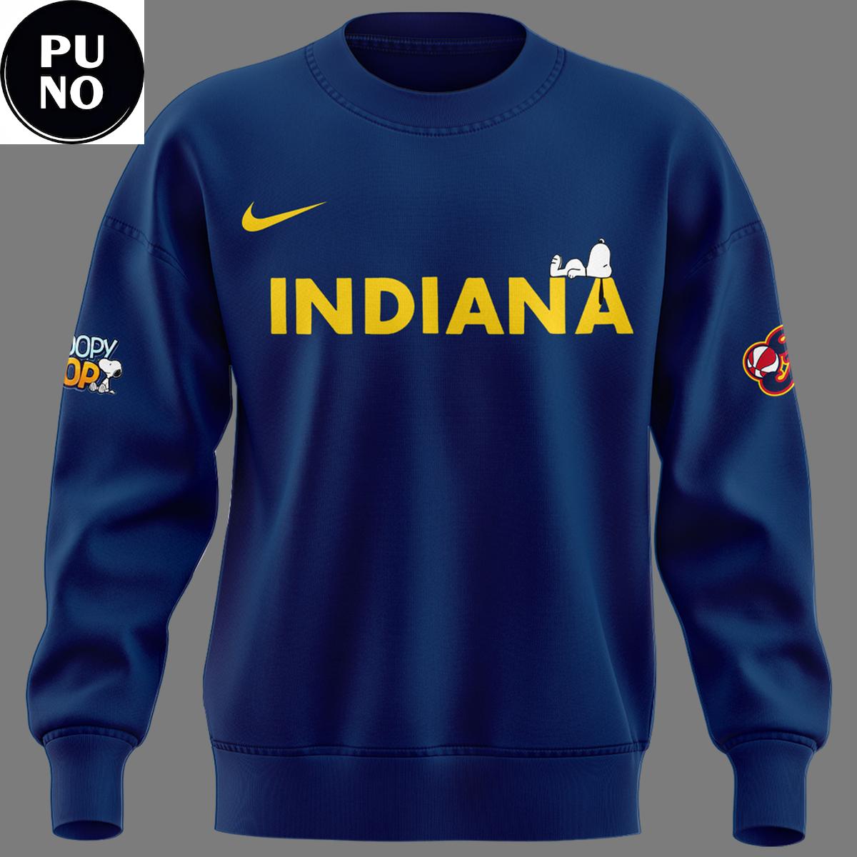 Indiana Fever x Peanuts Night 2026 Hoodie T-Shirt