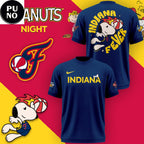 Indiana Fever x Peanuts Night 2026 Hoodie T-Shirt