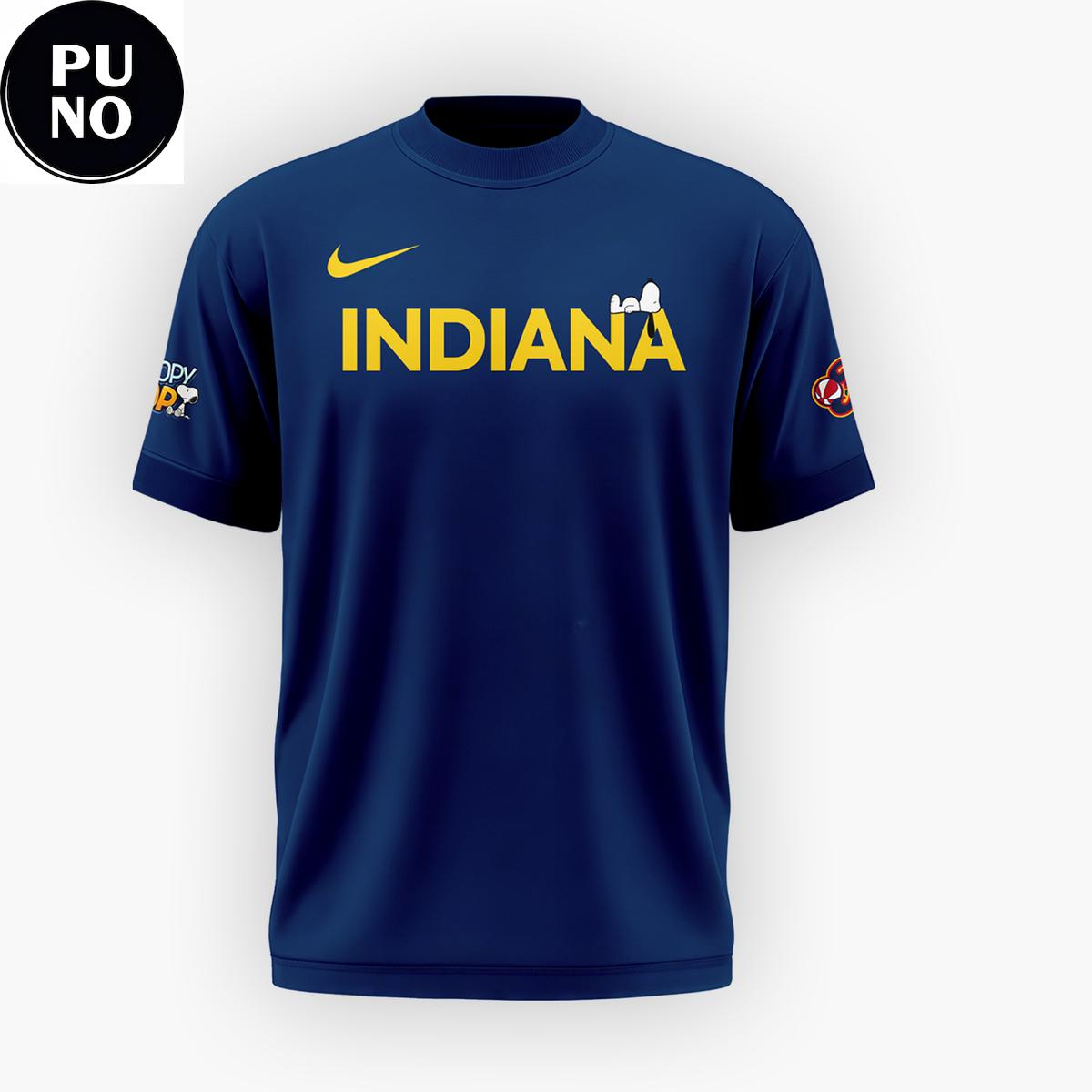 Indiana Fever x Peanuts Night 2026 Hoodie T-Shirt