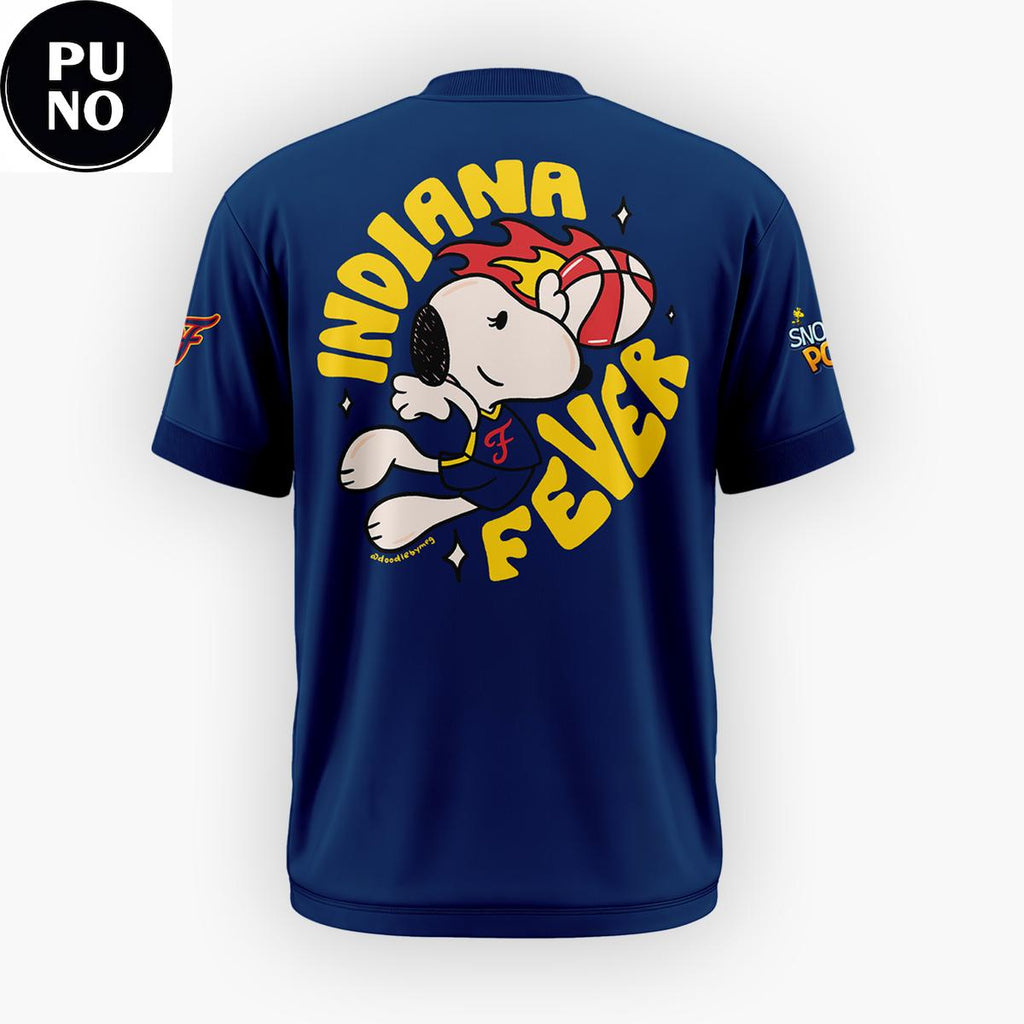 Indiana Fever x Peanuts Night 2026 Hoodie T-Shirt