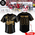 Indiana Hoosiers 2026 National Champions Black Gold Personalized Baseball Jersey